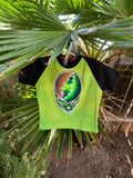 Electric Green Raglan Sleeve Baby Tee