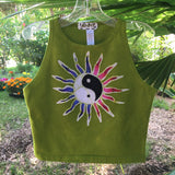 Yin Yang Sun Crop Top