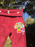 Magical Mushroom Batik Yoga Pants