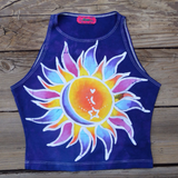 Sun & Moon Purple Crop Top