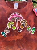 Mushroom Mania Batik Crop Top