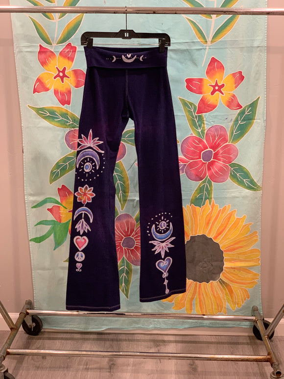 Many Moons Batik Yoga Pants