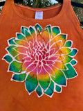Psychedelic Flower Bloom Crop Top