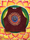 Celestial Sun Batik Crop Top