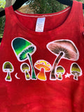 Mushroom Garden Batik Crop Top