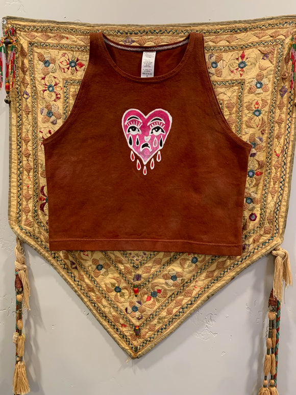 Crying Heart Crop Top