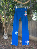 Magical Mushrooms Batik Yoga Pants