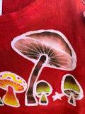 Mushroom Garden Batik Crop Top