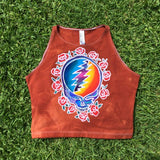 Grateful Dead Roses Crop Top
